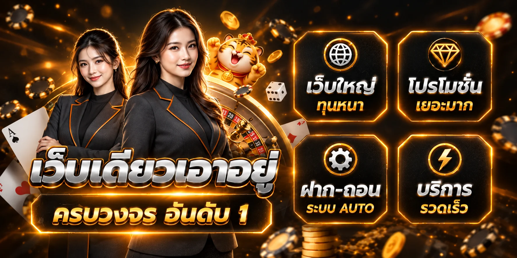 จุดเด่นการใช้งาน MY777WIN พร้อมมาสคอตเสือนำโชค